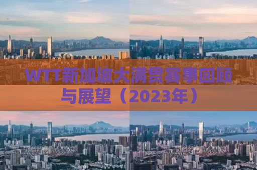 WTT新加坡大满贯赛事回顾与展望（2023年）